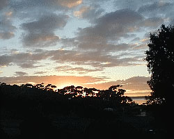 Sunrise over American River