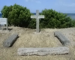 Captain Morgan's prayer nook